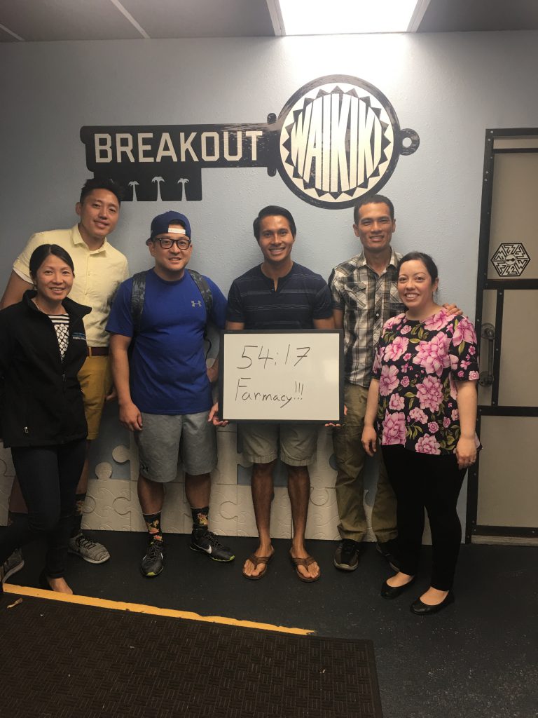 Joining the residents at Breakout Waikiki