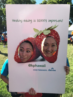 American Heart Association Oahu Heart Walk - selfie